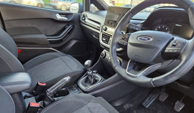 2020 Ford Fiesta 1.0 EcoBoost 95 Active Edition 5dr Blue Damaged Salvage full