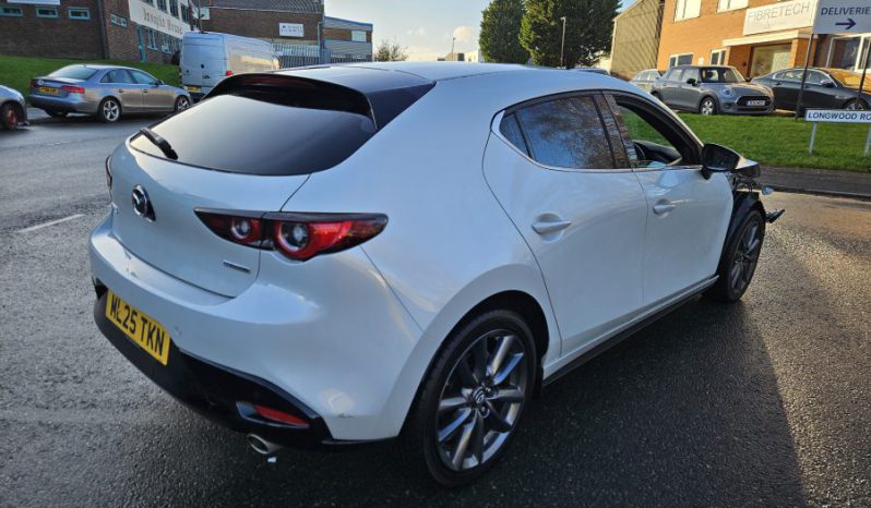 2025  MAZDA 3 2.5 e-Skyactiv G MHEV 140 Exclusive-Line 5dr Auto Damaged Salvage full