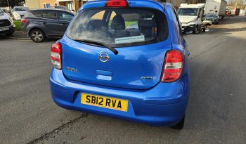 2012 NISSAN MICRA 1.2 Acenta 5dr CVT AUTOMATIC Damaged Salvage LOW MILEAGE full