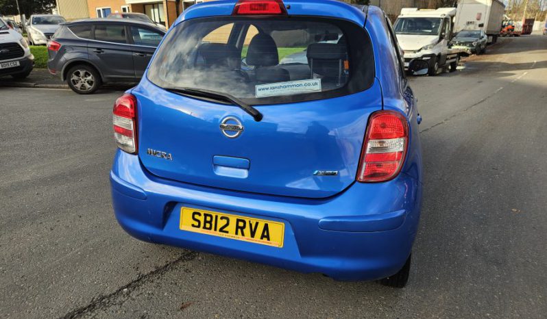 2012 NISSAN MICRA 1.2 Acenta 5dr CVT AUTOMATIC Damaged Salvage LOW MILEAGE full