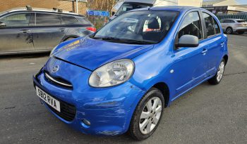 2012 NISSAN MICRA 1.2 Acenta 5dr CVT AUTOMATIC Damaged Salvage LOW MILEAGE full