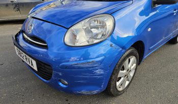 2012 NISSAN MICRA 1.2 Acenta 5dr CVT AUTOMATIC Damaged Salvage LOW MILEAGE full