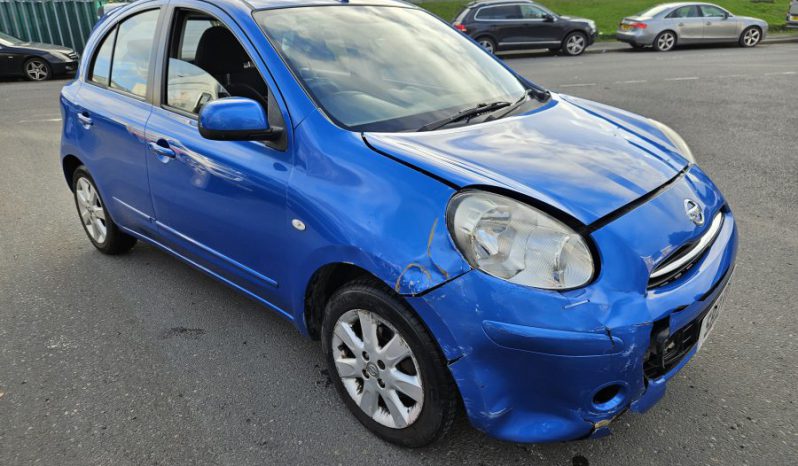 2012 NISSAN MICRA 1.2 Acenta 5dr CVT AUTOMATIC Damaged Salvage LOW MILEAGE full