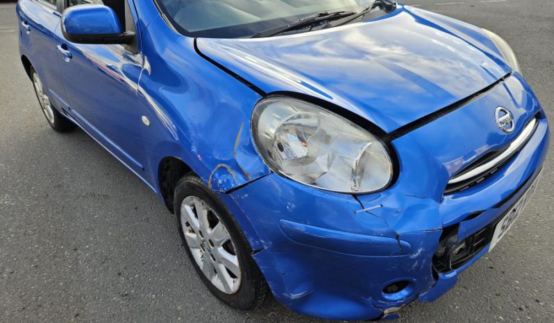 2012 NISSAN MICRA 1.2 Acenta 5dr CVT AUTOMATIC Damaged Salvage LOW MILEAGE full