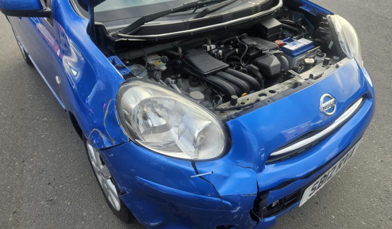 2012 NISSAN MICRA 1.2 Acenta 5dr CVT AUTOMATIC Damaged Salvage LOW MILEAGE full