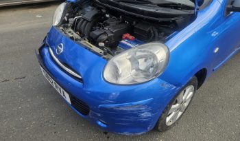2012 NISSAN MICRA 1.2 Acenta 5dr CVT AUTOMATIC Damaged Salvage LOW MILEAGE full
