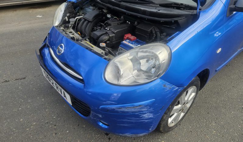 2012 NISSAN MICRA 1.2 Acenta 5dr CVT AUTOMATIC Damaged Salvage LOW MILEAGE full