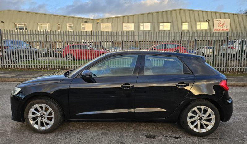 2025 AUDI A1 25 TFSI Sport 5dr S Tronic Automatic Black Damaged Salvage full