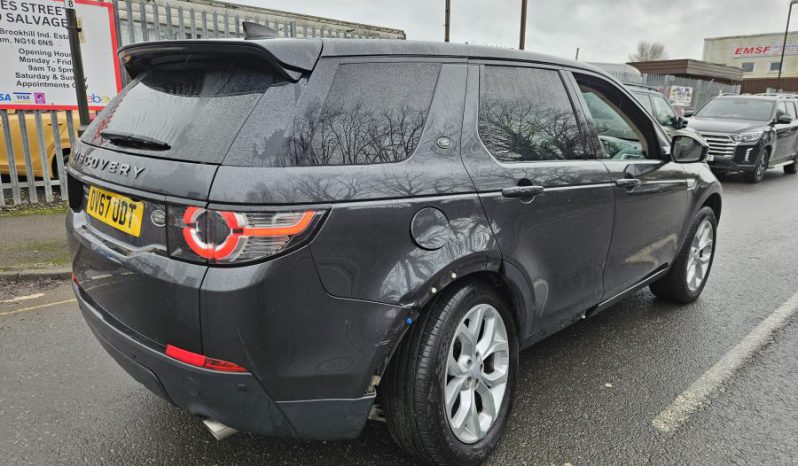 2017 67 LAND ROVER DISCOVERY SPORT 2.0 TD4 180 HSE Auto Damaged Salvage CAT N full