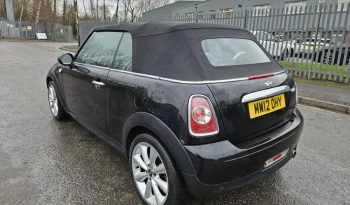 2012 12 MINI CONVERTIBLE 1.6 Cooper 2dr Black Damaged Salvage DRIVE AWAY full