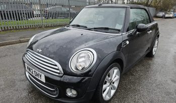 2012 12 MINI CONVERTIBLE 1.6 Cooper 2dr Black Damaged Salvage DRIVE AWAY full