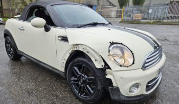 2015 64 MINI ROADSTER 1.6 Cooper 2dr Convertible White Damaged Salvage CAT N full