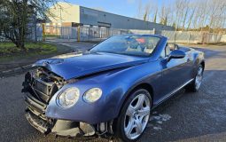 2013 BENTLEY CONTINENTAL GTC 6.0 W12 Mulliner Driving Spec Auto Damage Salvage