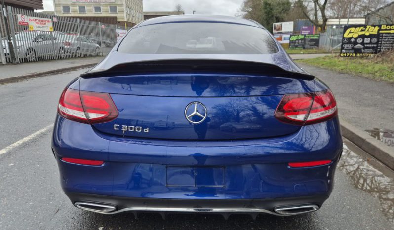 2019 MERCEDES-BENZ C CLASS C300d AMG Line Premium Auto Damaged Salvage CAT N full