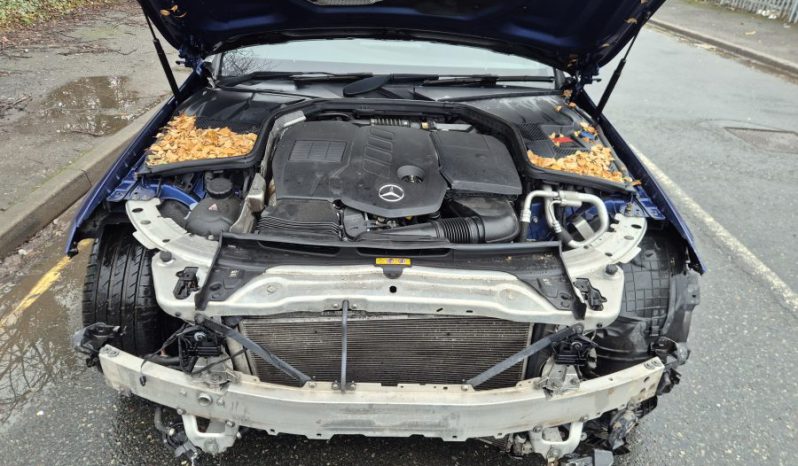2019 MERCEDES-BENZ C CLASS C300d AMG Line Premium Auto Damaged Salvage CAT N full