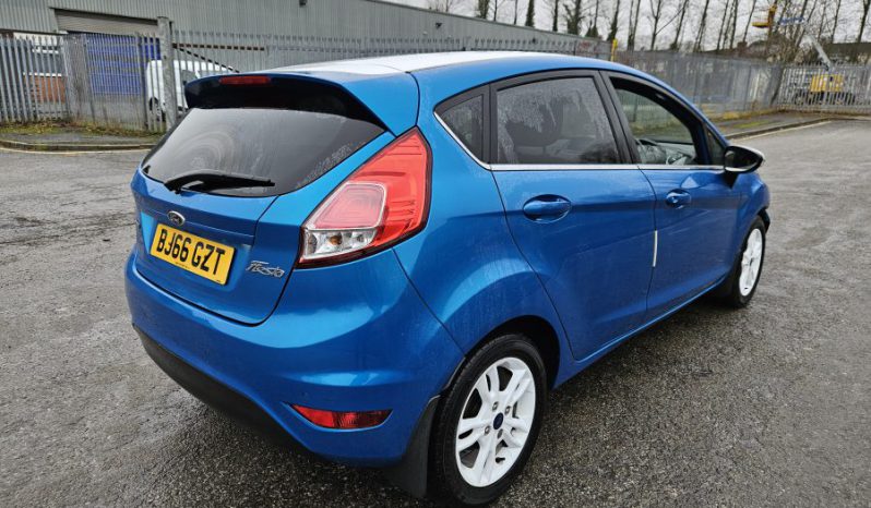 2016 66 FORD FIESTA 1.0 EcoBoost Zetec Blue 5dr Damaged Salvage full