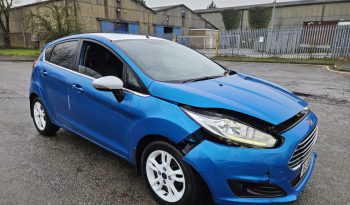 2016 66 FORD FIESTA 1.0 EcoBoost Zetec Blue 5dr Damaged Salvage full