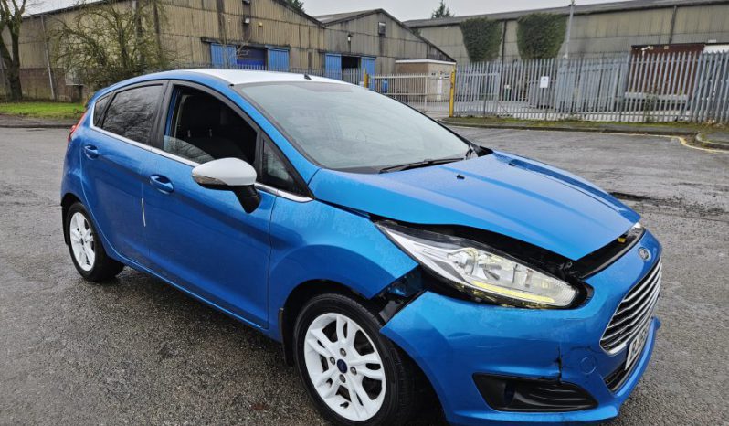 2016 66 FORD FIESTA 1.0 EcoBoost Zetec Blue 5dr Damaged Salvage full