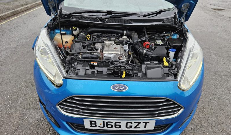 2016 66 FORD FIESTA 1.0 EcoBoost Zetec Blue 5dr Damaged Salvage full