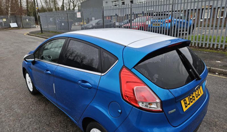 2016 66 FORD FIESTA 1.0 EcoBoost Zetec Blue 5dr Damaged Salvage full