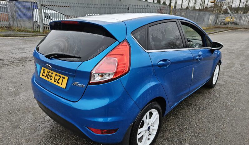 2016 66 FORD FIESTA 1.0 EcoBoost Zetec Blue 5dr Damaged Salvage full