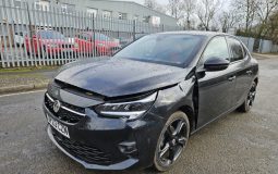2023 23 VAUXHALL CORSA 1.2 GS 5dr Black Damaged Salvage