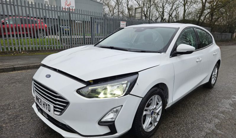 2021 21 Ford Focus DIESEL 1.5 EcoBlue 120 Zetec 5dr White Damaged Salvage full