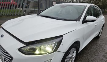 2021 21 Ford Focus DIESEL 1.5 EcoBlue 120 Zetec 5dr White Damaged Salvage full