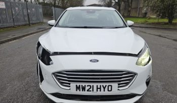 2021 21 Ford Focus DIESEL 1.5 EcoBlue 120 Zetec 5dr White Damaged Salvage full