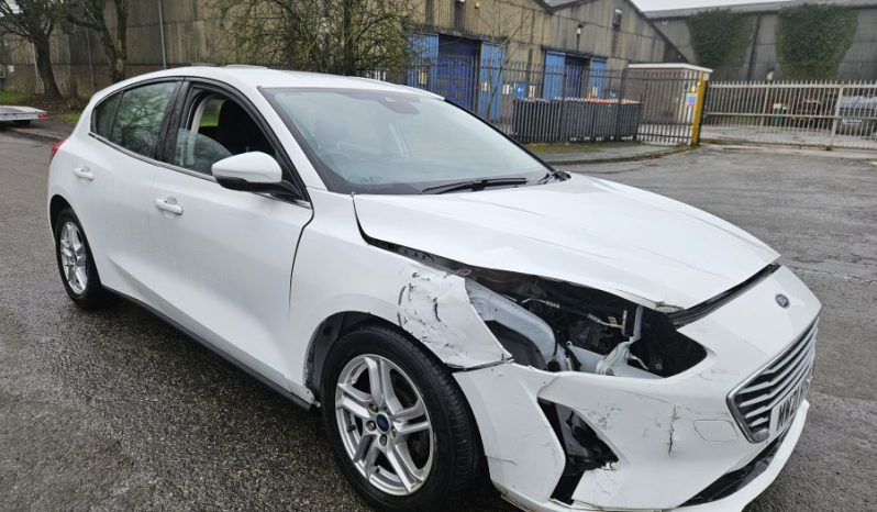 2021 21 Ford Focus DIESEL 1.5 EcoBlue 120 Zetec 5dr White Damaged Salvage full