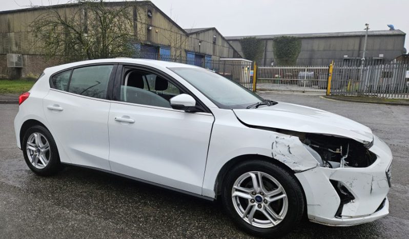 2021 21 Ford Focus DIESEL 1.5 EcoBlue 120 Zetec 5dr White Damaged Salvage full