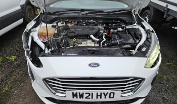 2021 21 Ford Focus DIESEL 1.5 EcoBlue 120 Zetec 5dr White Damaged Salvage full