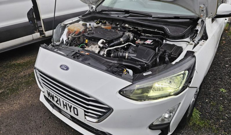 2021 21 Ford Focus DIESEL 1.5 EcoBlue 120 Zetec 5dr White Damaged Salvage full