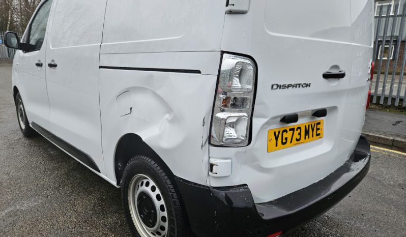 2023 73 CITROEN DISPATCH 1000 1.5 BlueHDi 100 Van Enterprise  Damaged Salvage full