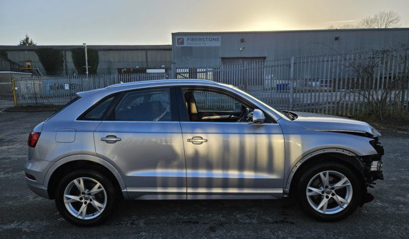 2017 AUDI Q3 1.4T FSI Sport 5dr S Tronic Auto Silver Damaged Salvage full
