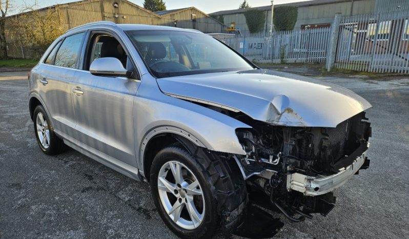 2017 AUDI Q3 1.4T FSI Sport 5dr S Tronic Auto Silver Damaged Salvage full