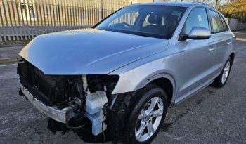 2017 AUDI Q3 1.4T FSI Sport 5dr S Tronic Auto Silver Damaged Salvage full