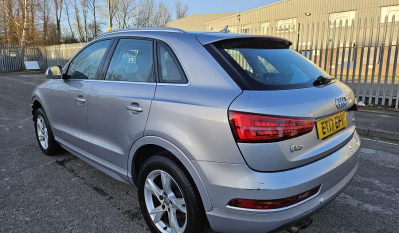 2017 AUDI Q3 1.4T FSI Sport 5dr S Tronic Auto Silver Damaged Salvage full