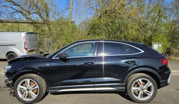 2023 23 AUDI Q3 45 TFSI e S Line 5dr S Tronic Black Damaged Salvage full