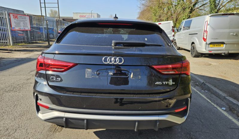 2023 23 AUDI Q3 45 TFSI e S Line 5dr S Tronic Black Damaged Salvage full
