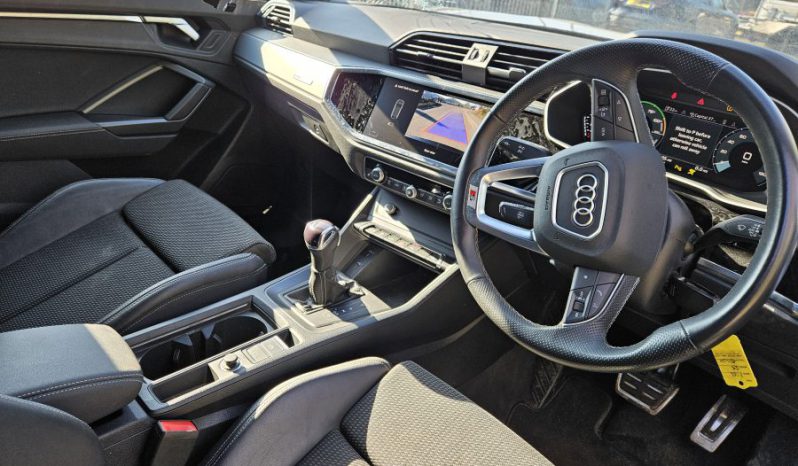2023 23 AUDI Q3 45 TFSI e S Line 5dr S Tronic Black Damaged Salvage full