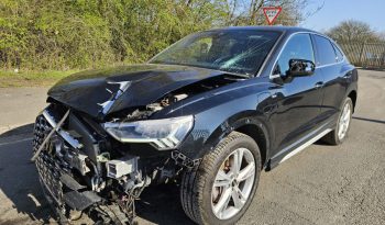 2023 23 AUDI Q3 45 TFSI e S Line 5dr S Tronic Black Damaged Salvage full