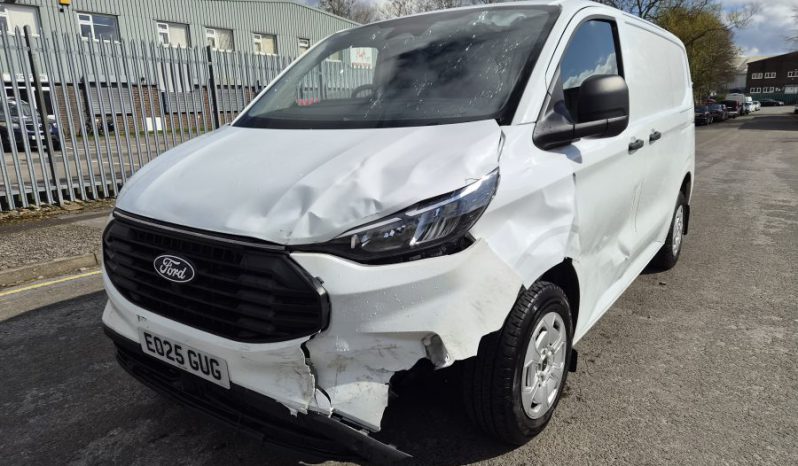 2025 25 FORD TRANSIT CUSTOM 2.0 EcoBlue 110ps H1 Van Trend Damaged Salvage full