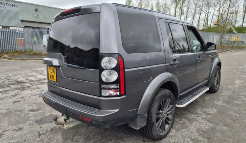 2016 LAND ROVER DISCOVERY 3.0 SDV6 Graphite 5dr Auto Damaged Salvage full