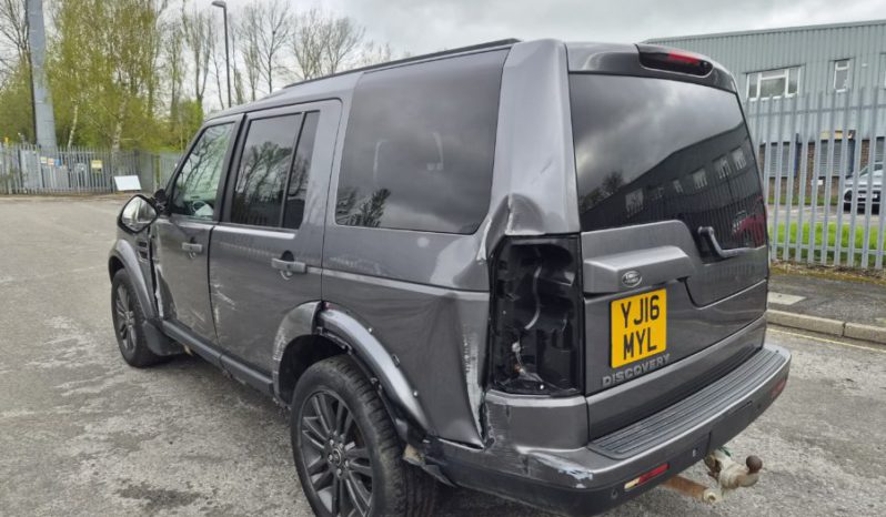 2016 LAND ROVER DISCOVERY 3.0 SDV6 Graphite 5dr Auto Damaged Salvage full