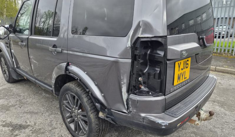 2016 LAND ROVER DISCOVERY 3.0 SDV6 Graphite 5dr Auto Damaged Salvage full