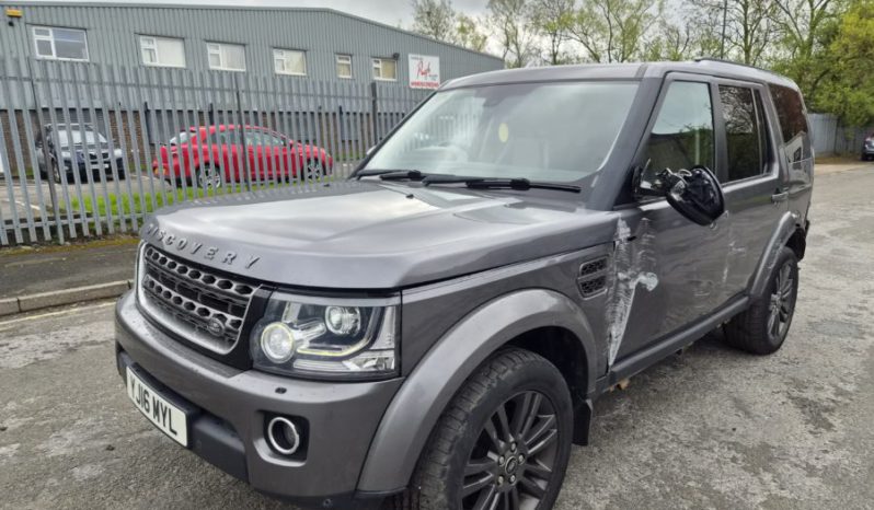 2016 LAND ROVER DISCOVERY 3.0 SDV6 Graphite 5dr Auto Damaged Salvage full