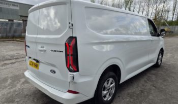 2024 FORD TRANSIT CUSTOM ELECTRIC 100kW 65kW H1 Van Limited Auto Damaged Salvage CAT N full