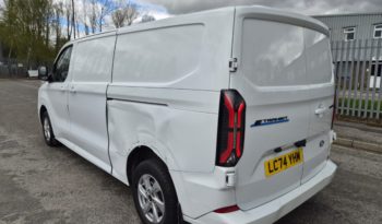 2024 FORD TRANSIT CUSTOM ELECTRIC 100kW 65kW H1 Van Limited Auto Damaged Salvage CAT N full