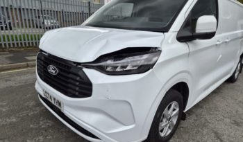 2024 FORD TRANSIT CUSTOM ELECTRIC 100kW 65kW H1 Van Limited Auto Damaged Salvage CAT N full